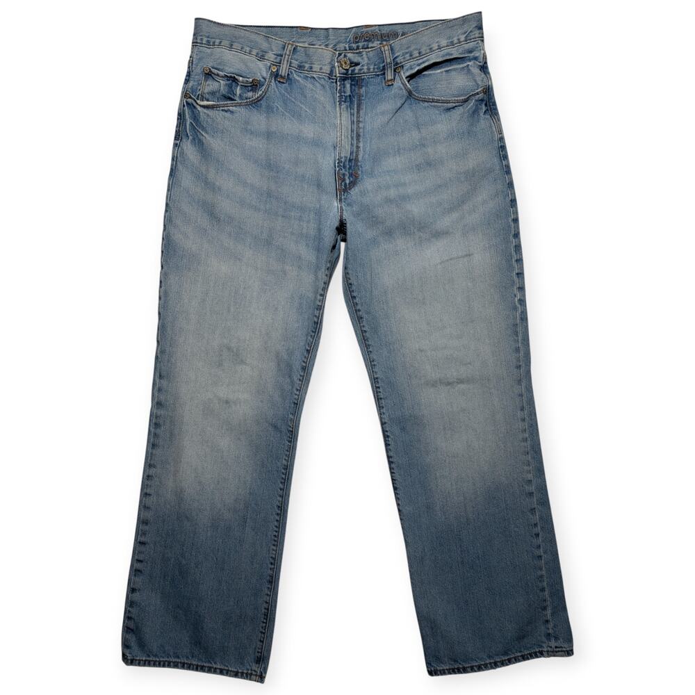 Vintage Gap Premium‎ Loose Fit Jeans Mens 36x30 Light Wash Baggy Blue Denim Y2K